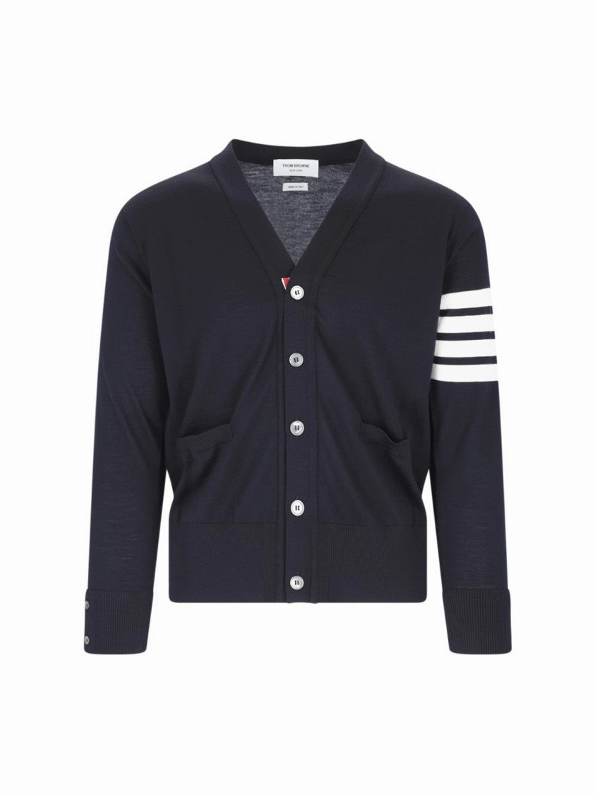 4-Bar" Cardigan ?C Blue