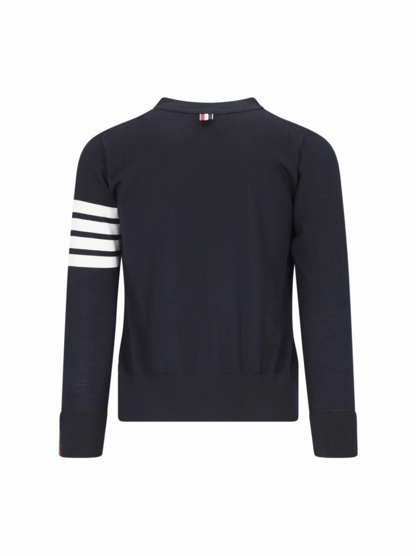 4-Bar" Cardigan ?C Blue
