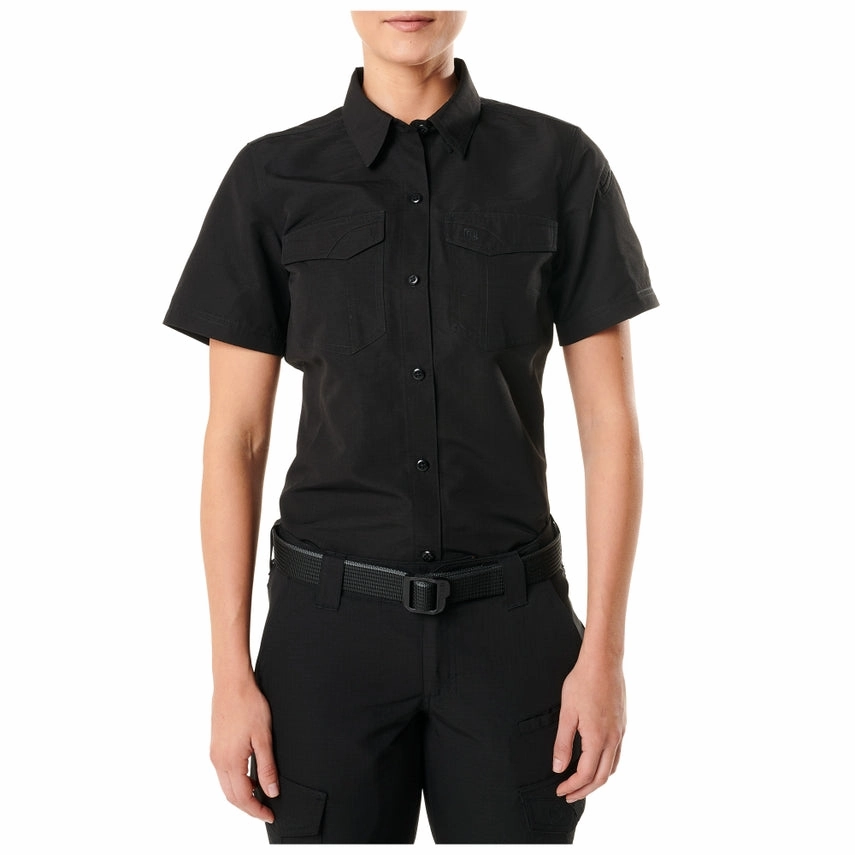 5.11 Womens Fast-Tac Short Sleeve Button Down Polo Shirt