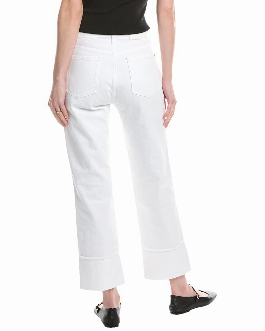 7 For All Mankind Logan White Stovepipe Jean