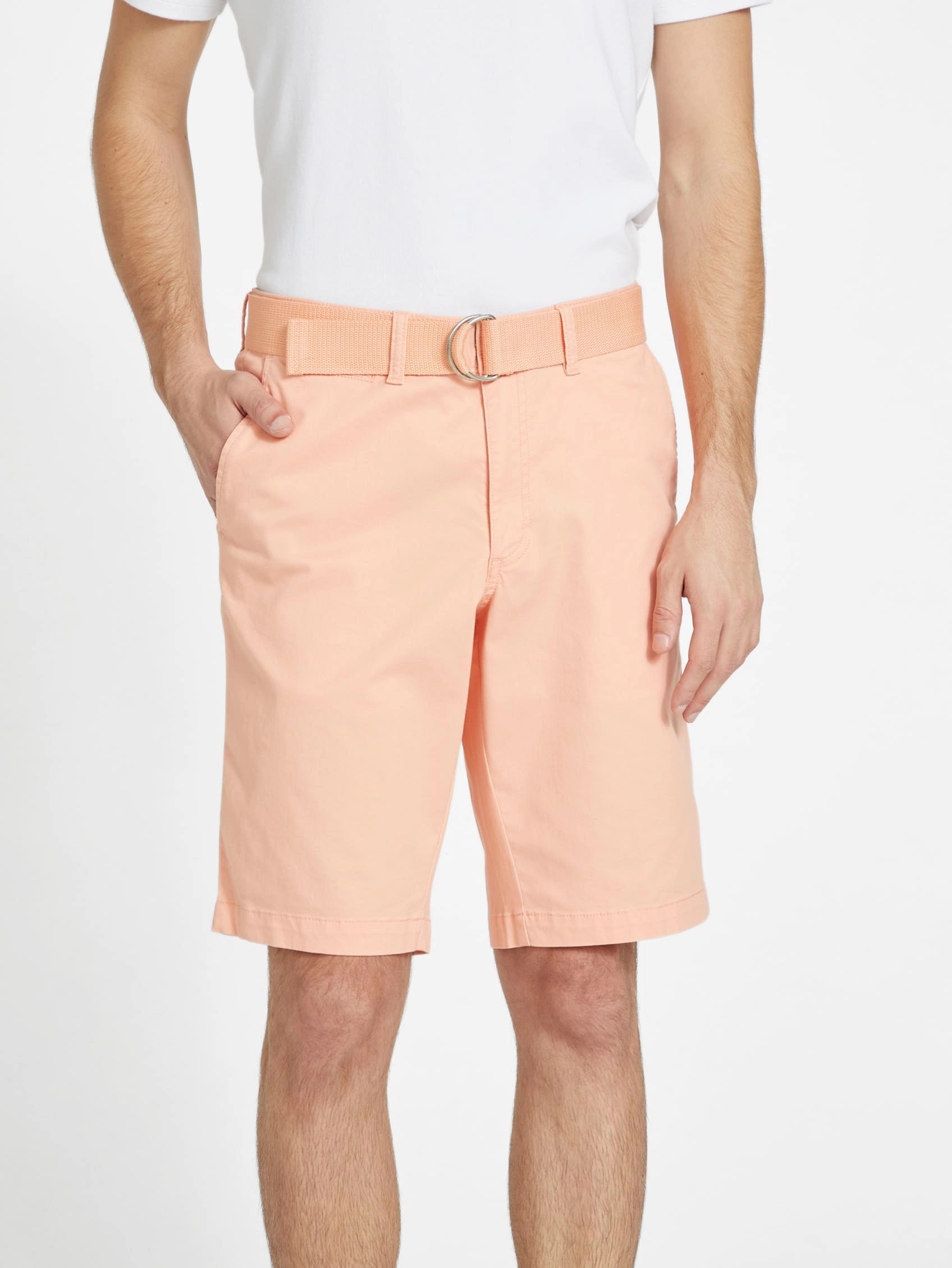 Abel Stretch Flat-Front Shorts