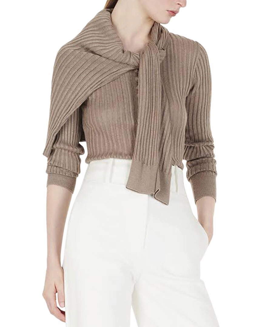 Adam Lippes Parker Silk & Cashmere-Blend Top