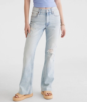 Aeropostale Flare High-Rise Jean womens trousers outlet