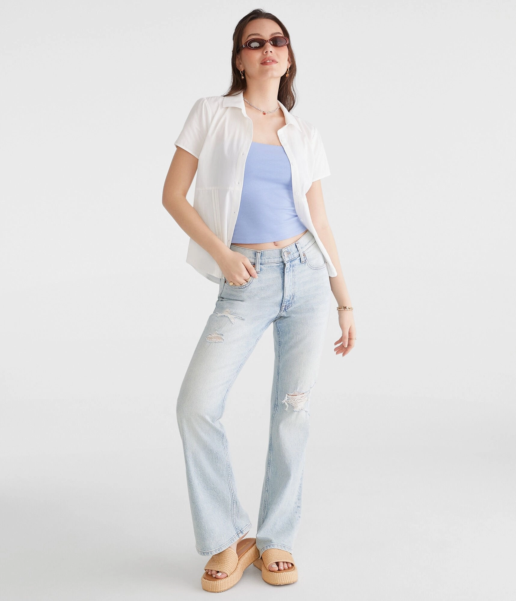 Aeropostale Flare High-Rise Jean