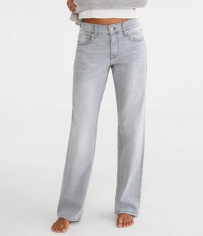 Aeropostale Low-Rise Baggy Jean womens linen pants discount