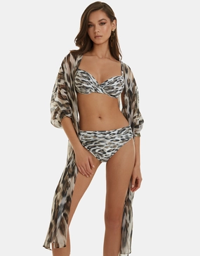 Africa Midi Beach Shirt - Animal Swim Womens - bikinis clearance