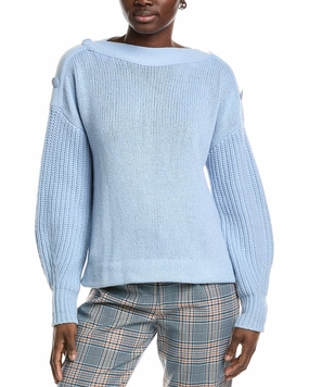 Akris Punto Wool & Cashmere-Blend Sweater Tops Womens - tie-front tops cheap