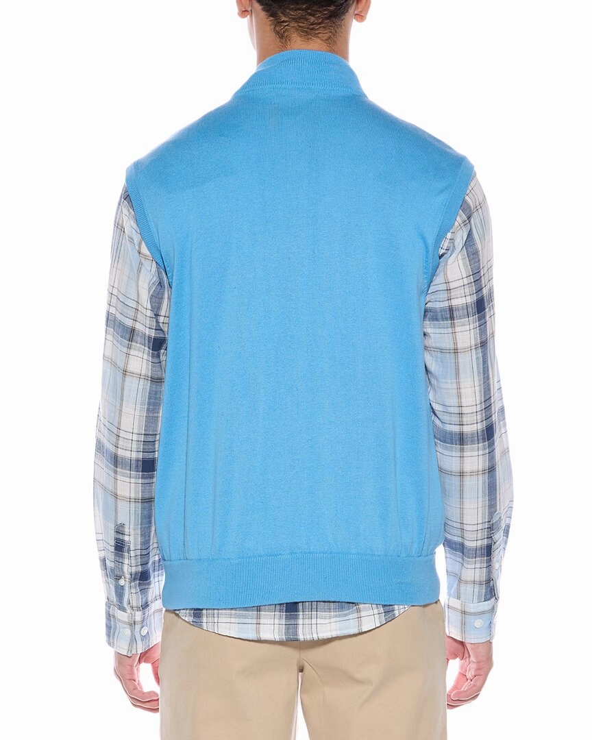 Alashan Cashmere-Blend 1/4-Zip Mock Sweater Vest