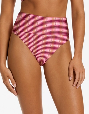 Alessia Geo Fold Down Bikini Pant - Peony Swim Womens - beachwear discount