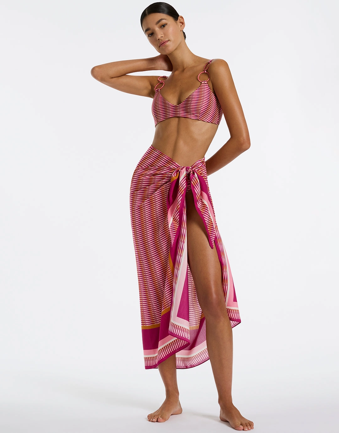 Alessia Geo Sarong Swim Womens - bikinis clearance