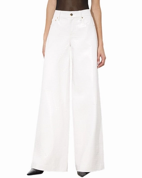 alice   olivia Trish Low-Rise Baggy Pant womens corduroy pants cheap