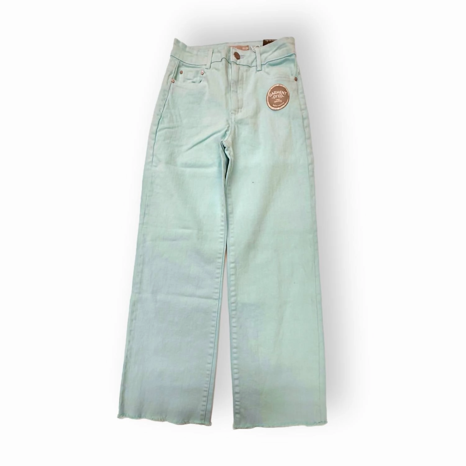 Alice High Rise Wide Straight Ankle Crop Jean In Clearwater