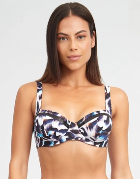 Alika Balcony Bikini Top - Animal Swim Womens - beachwear discount