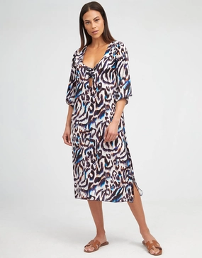 Alika Beach Dress - Animal Swim Womens - bikinis clearance