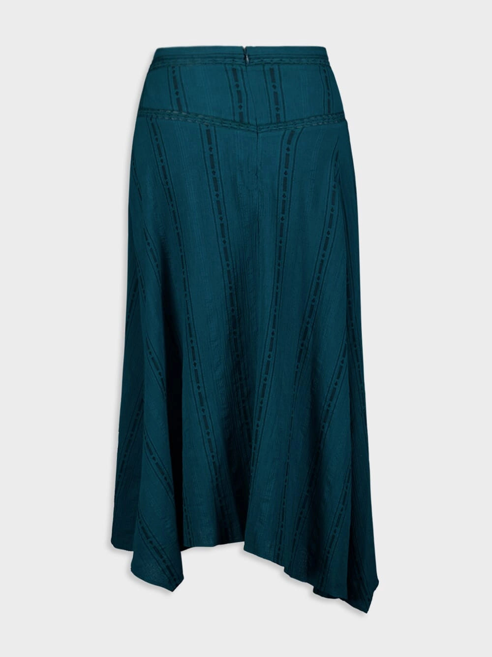 Aline Asymmetric Cotton Maxi Skirt