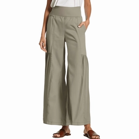 Allegra Womens Mixed Media Linen Flared Pants womens cropped pants sale
