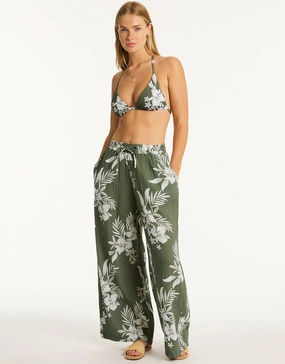 Aloha Beach Pants - Khaki Swim Womens - bikinis clearance