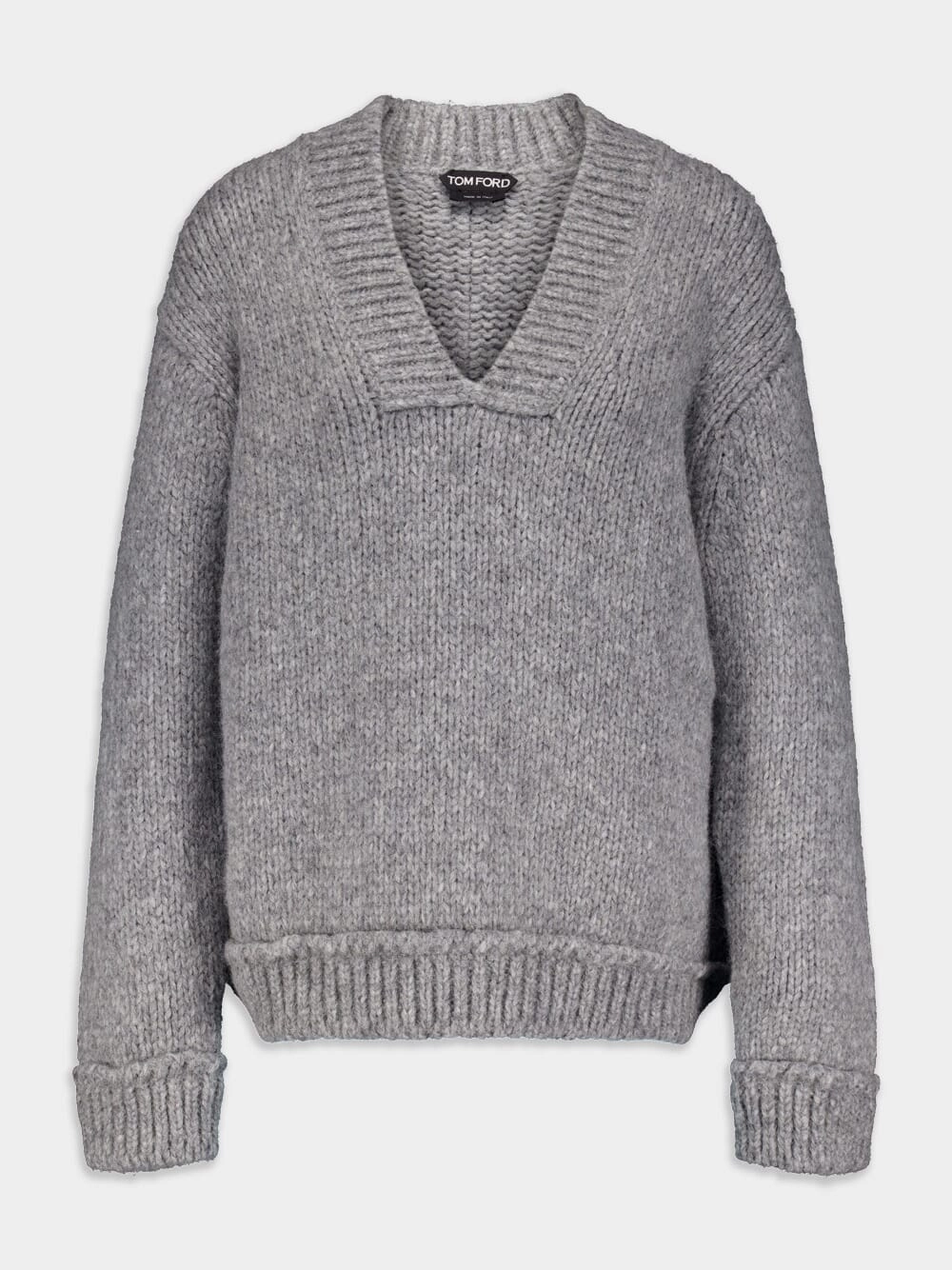 Alpaca Wool V-Neck Jumper Knitwear Womens - women's knitwear cheap