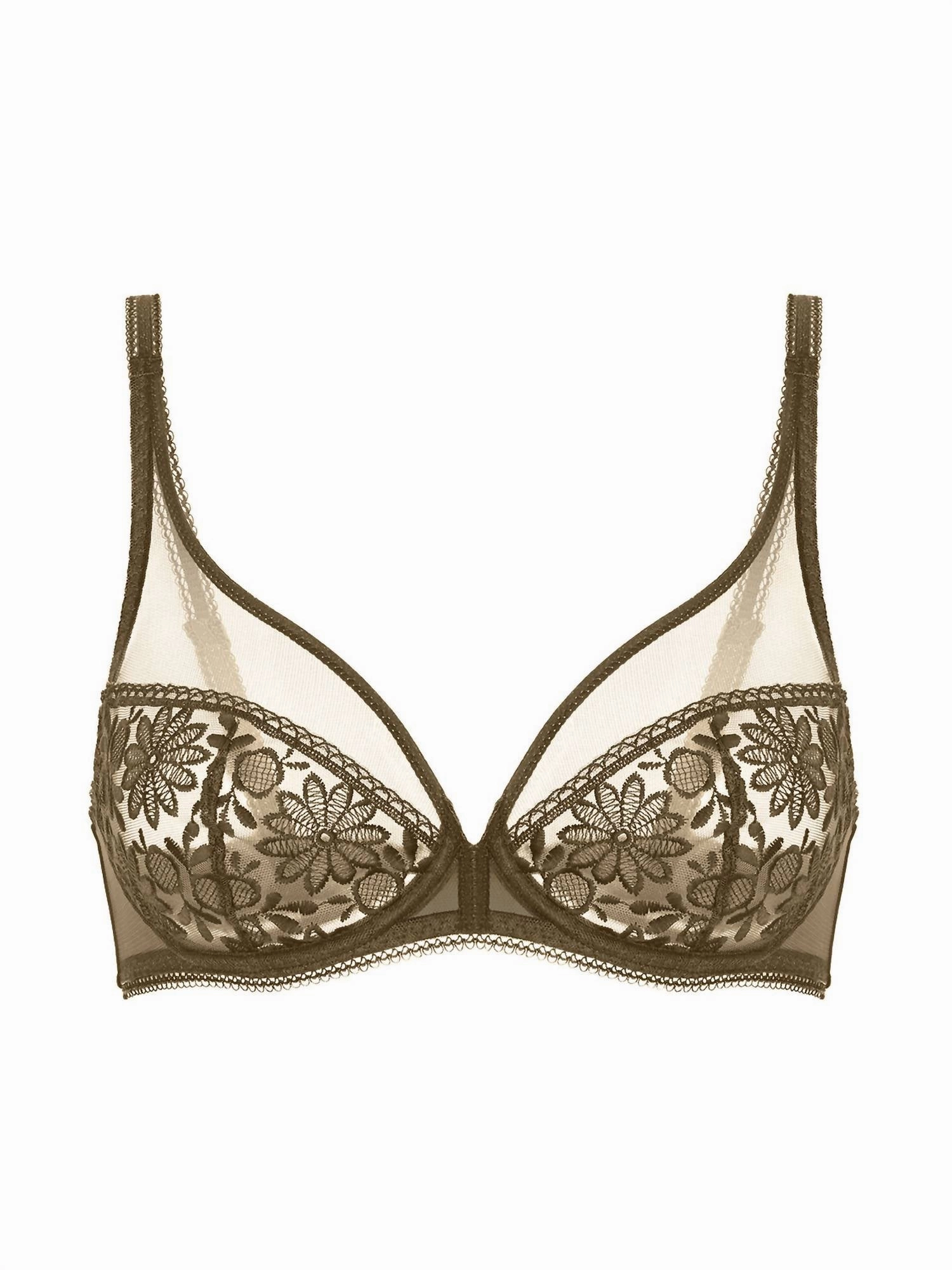 Amazone Dcollet Plongeant Bra In Vert Nomade