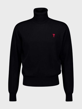 Ami De Coeur Turtleneck Wool Sweater Knitwear Mens - men's sweaters sale
