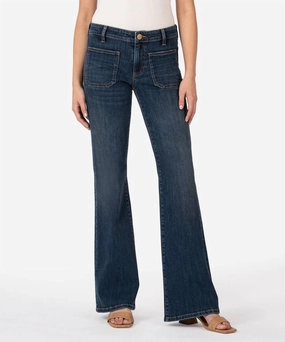 Ana High Rise Flare Leg Jeans In Deductive womens denim shorts discount