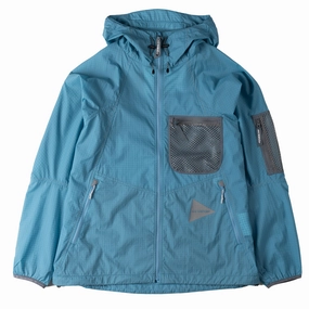 And Wander Breath Rip Hoodie Light Blue mens long sleeves cheap