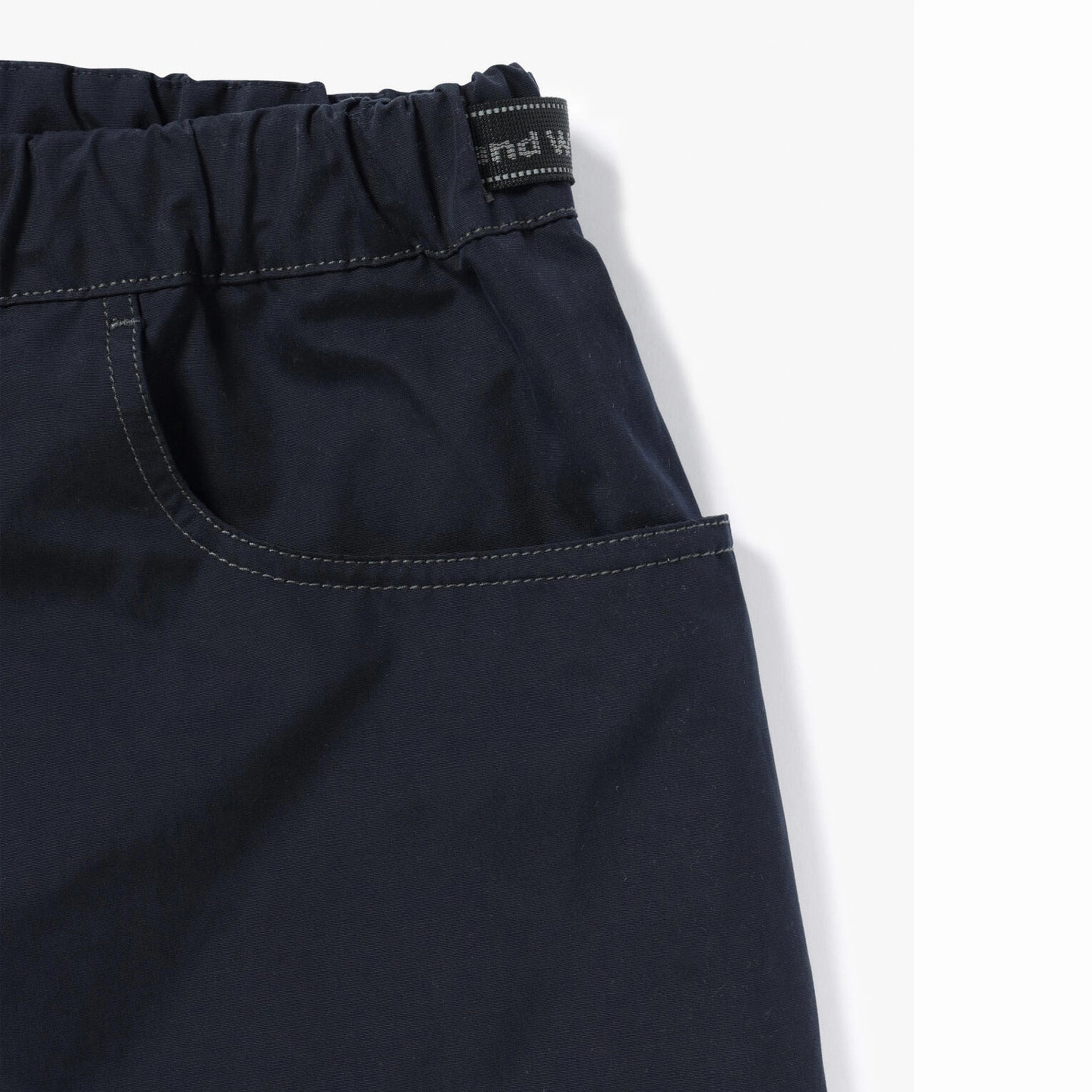 And Wander High Count Cloth Short Pants Navy