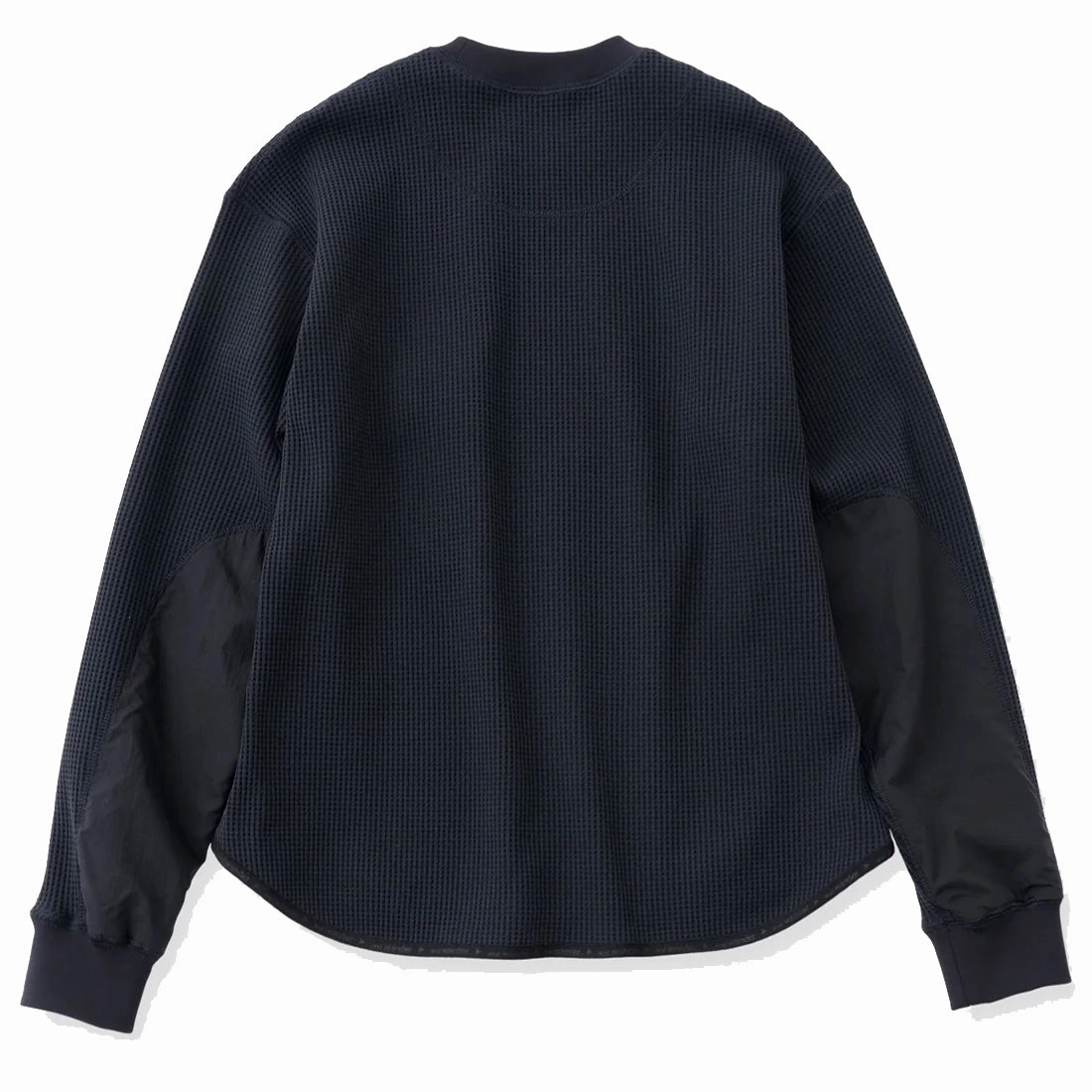 And Wander Pe Waffle L/S Tee Black