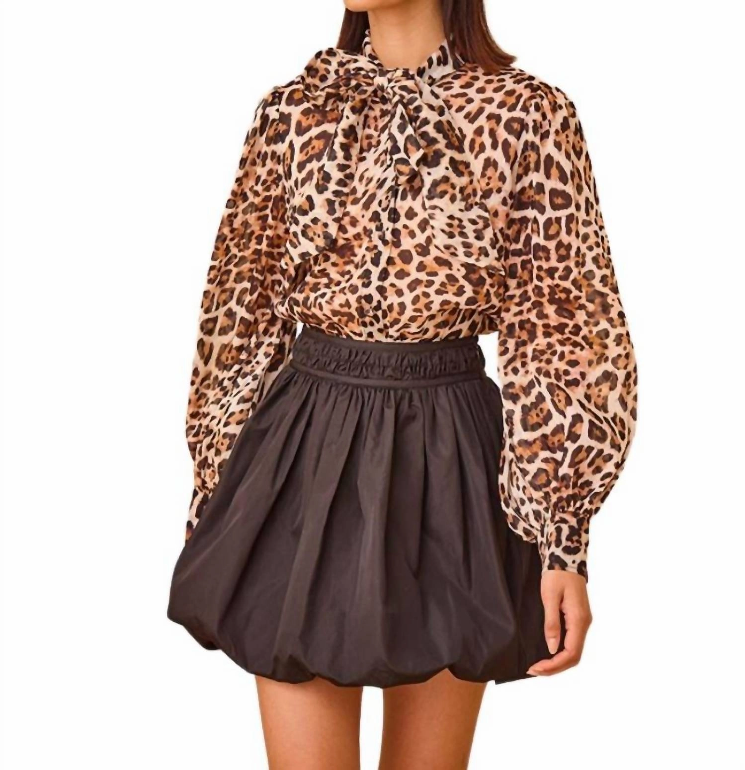 Angelina Skirt Onyx In Black