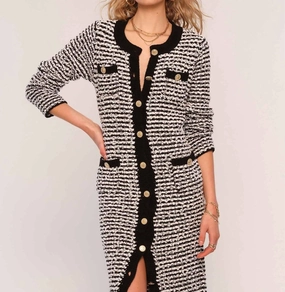 Anise Cardi In Black Tops Womens - tie-front tops cheap