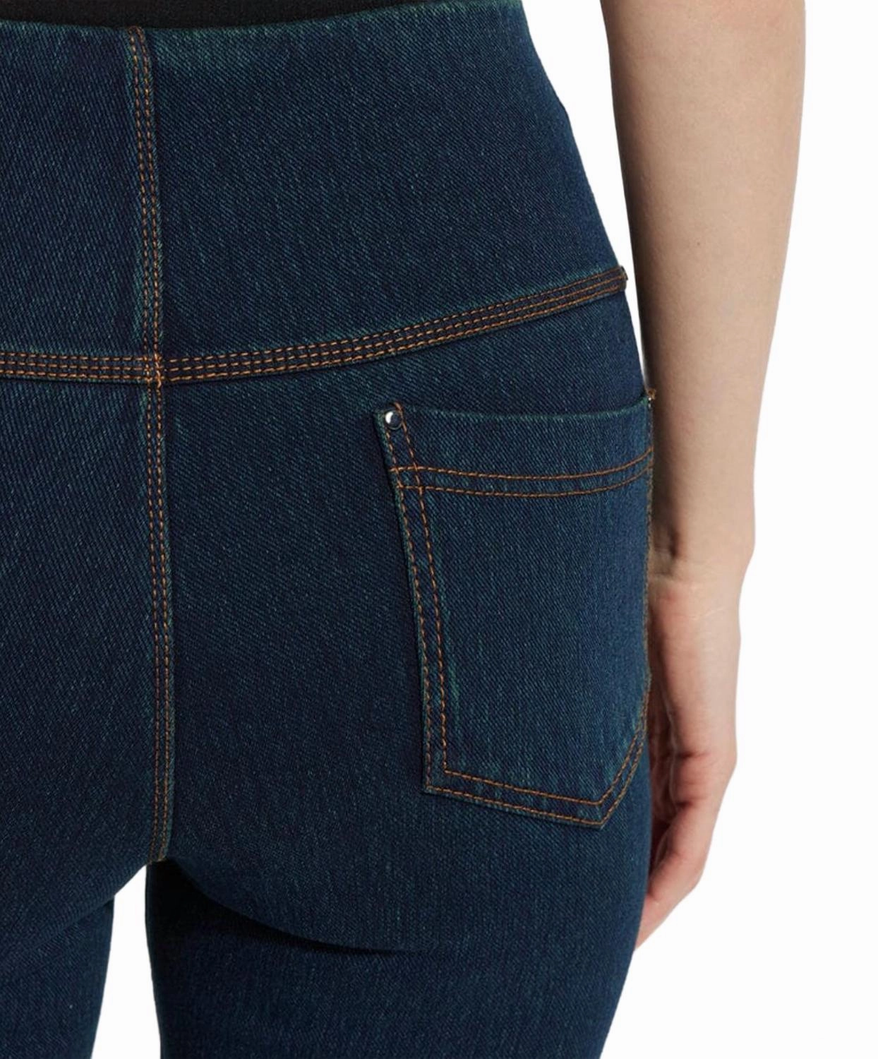 Ankle Denim Baby Bootcut Jeans In Indigo