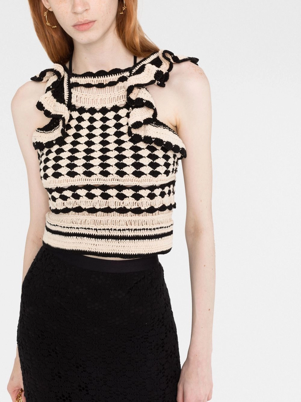 Anneke crochet halter tank