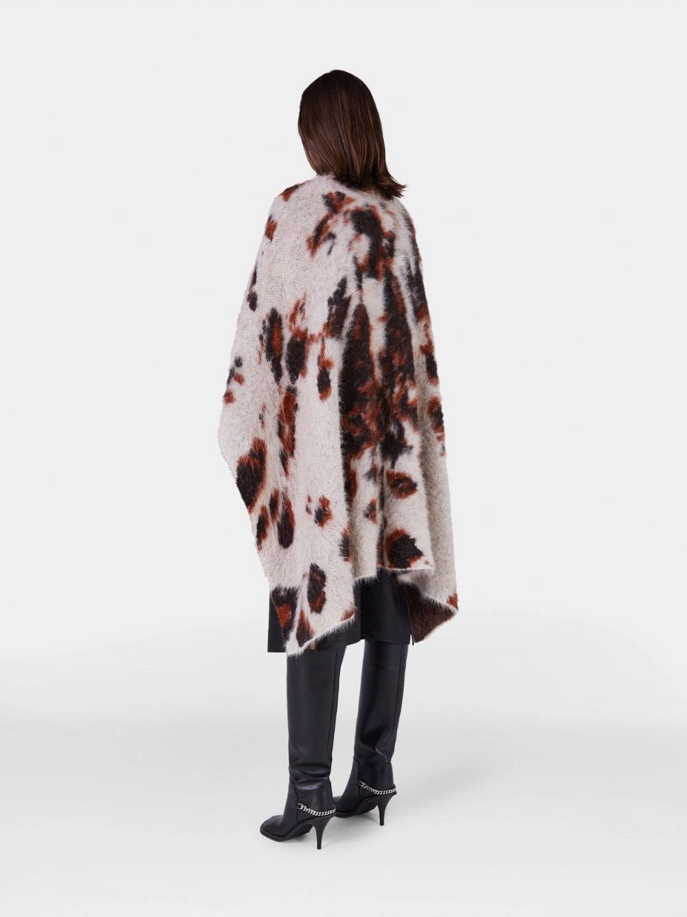 Appaloosa Pony Jacquard Knit Cape Jumper