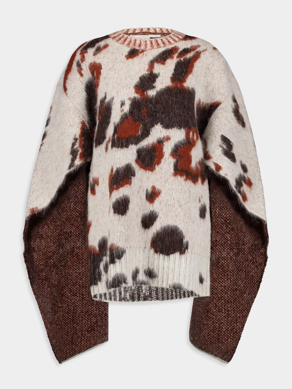 Appaloosa Pony Jacquard Knit Cape Jumper Knitwear Womens - women's knitwear cheap