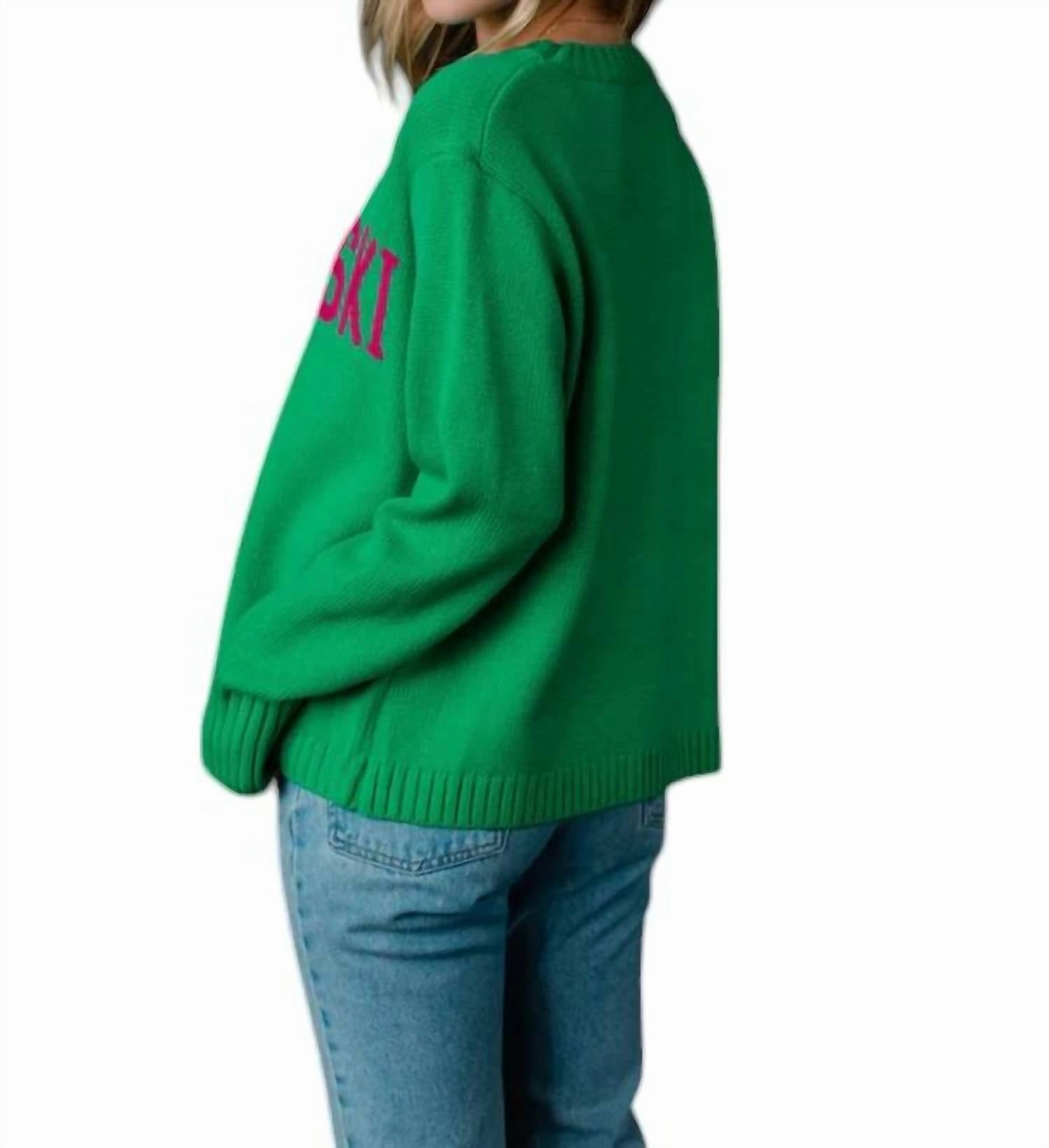 Apres Ski Sweater In Green