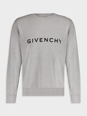 Archetype Slim Fit Grey Fleece Sweatshirt Tops Mens - thermal tops
