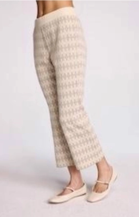 Argyle Bay Pants In Cream womens linen pants discount