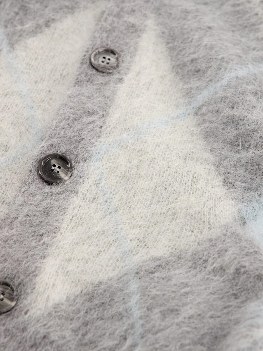 Argyle Brushed Cardigan