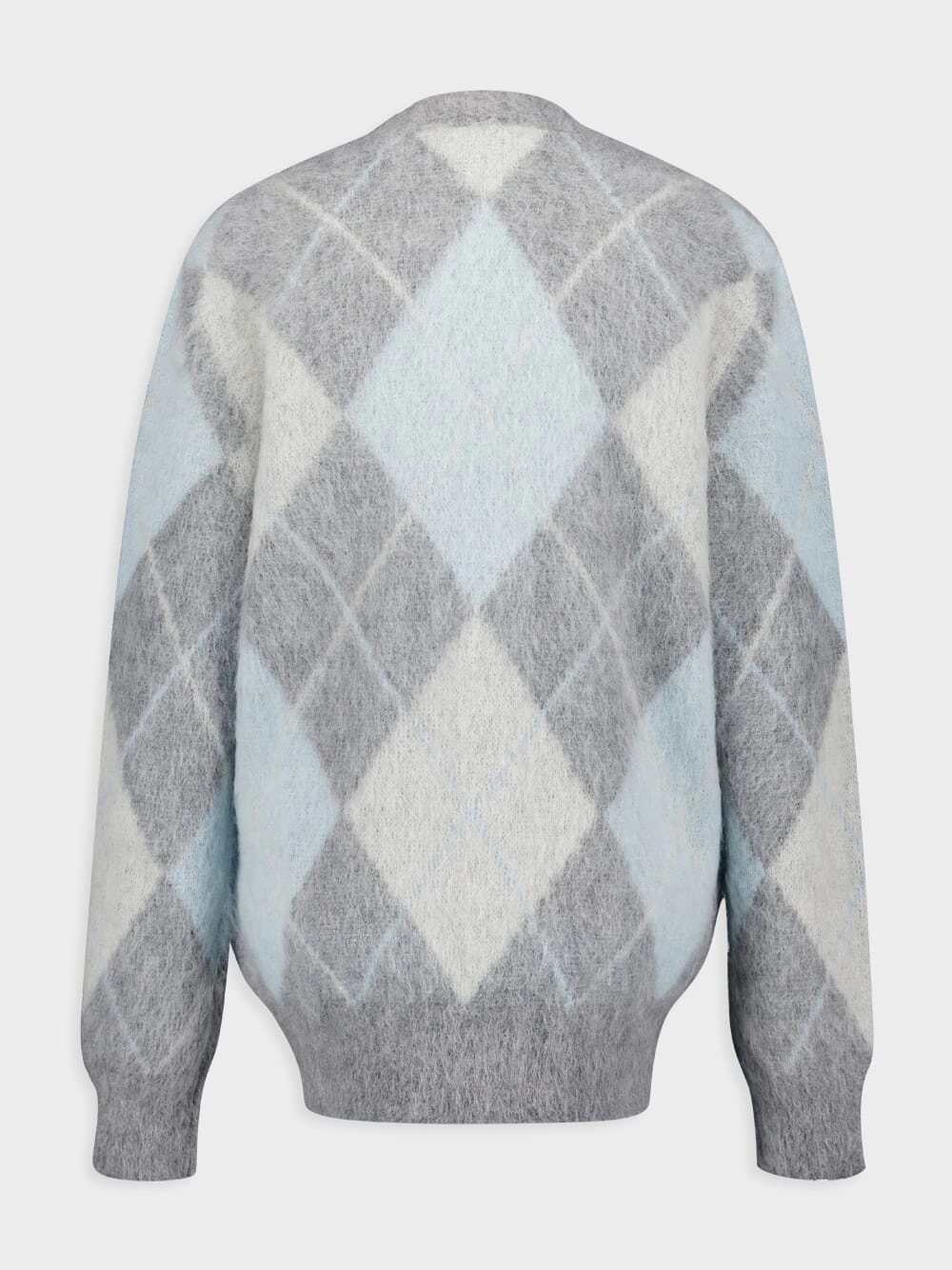Argyle Brushed Cardigan