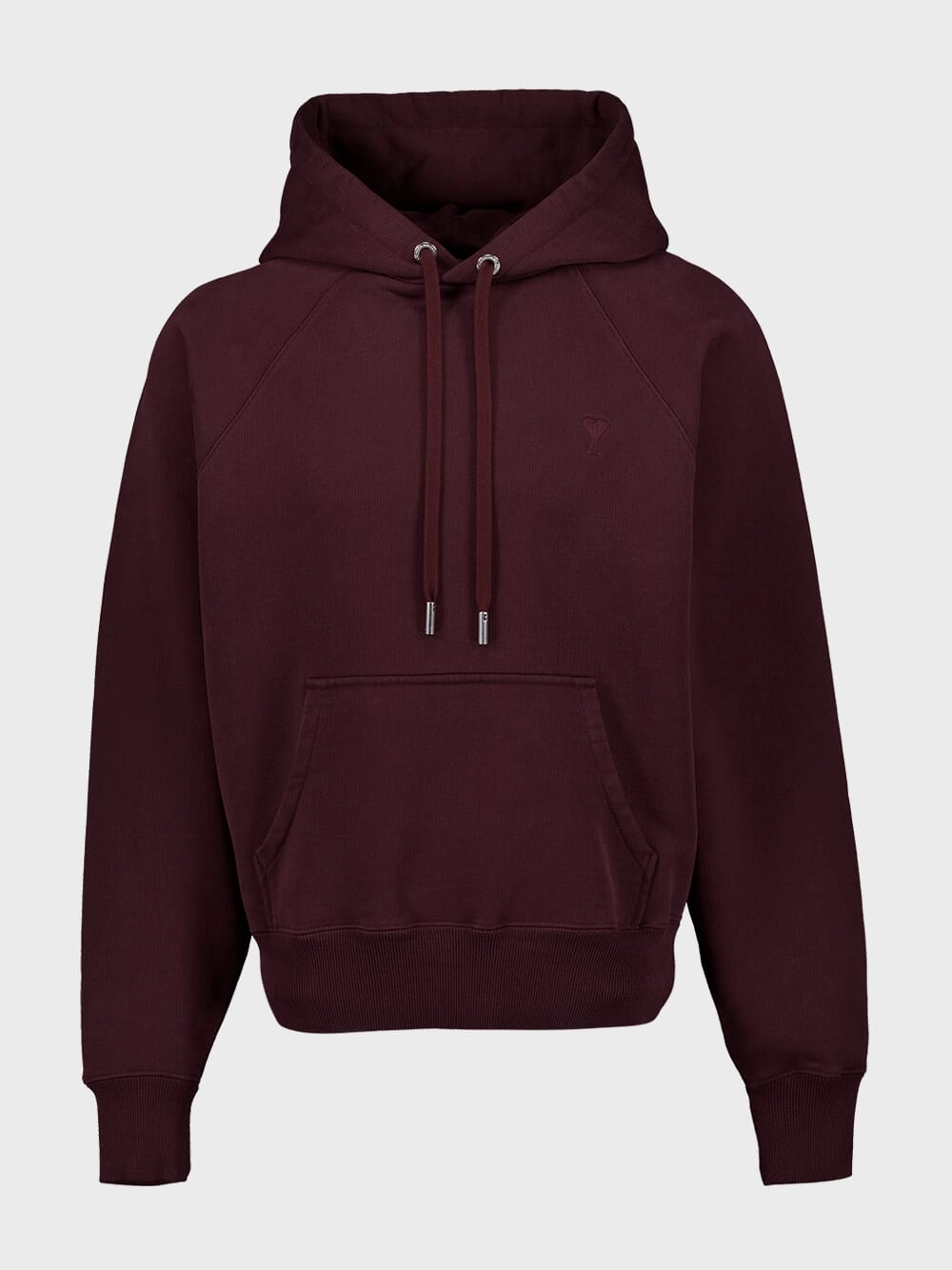 Aubergine Tonal Organic Cotton Sweatshirt Tops Mens - thermal tops