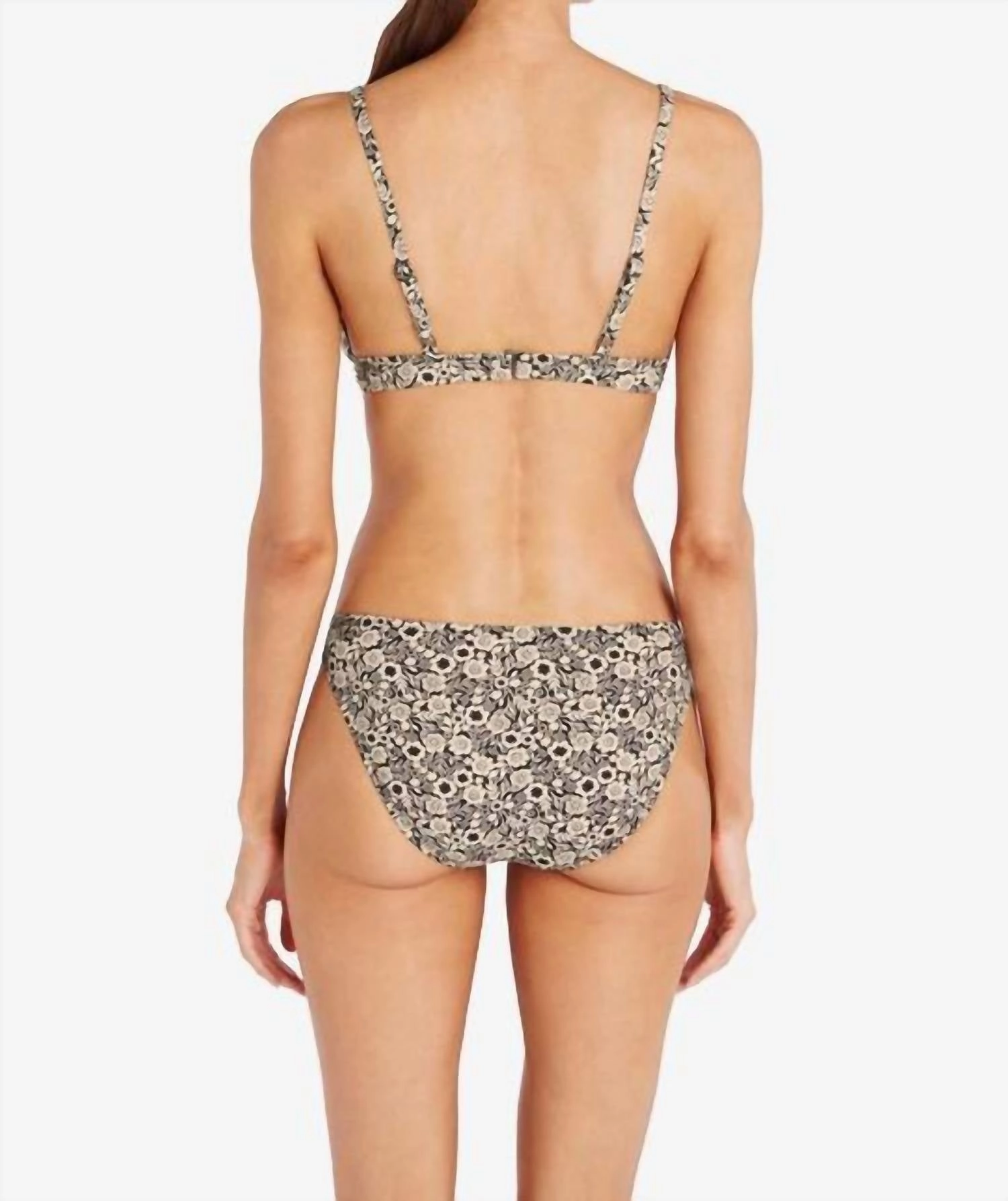 Aubrey Side Tie Bikini Bottom In Black