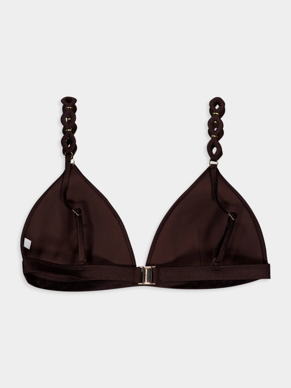 August Diamond Trim Chic Brown Bikini Set