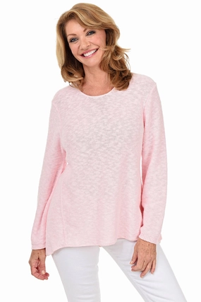 Avalin Sweater - Pink womens blouses promo