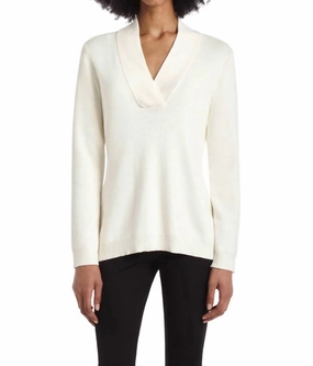Avior Sweater In Ivory Tops Womens - high-neck blouses