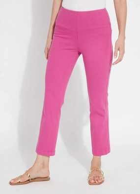 Baby Bootcut Denim In Pink womens peg pants deal
