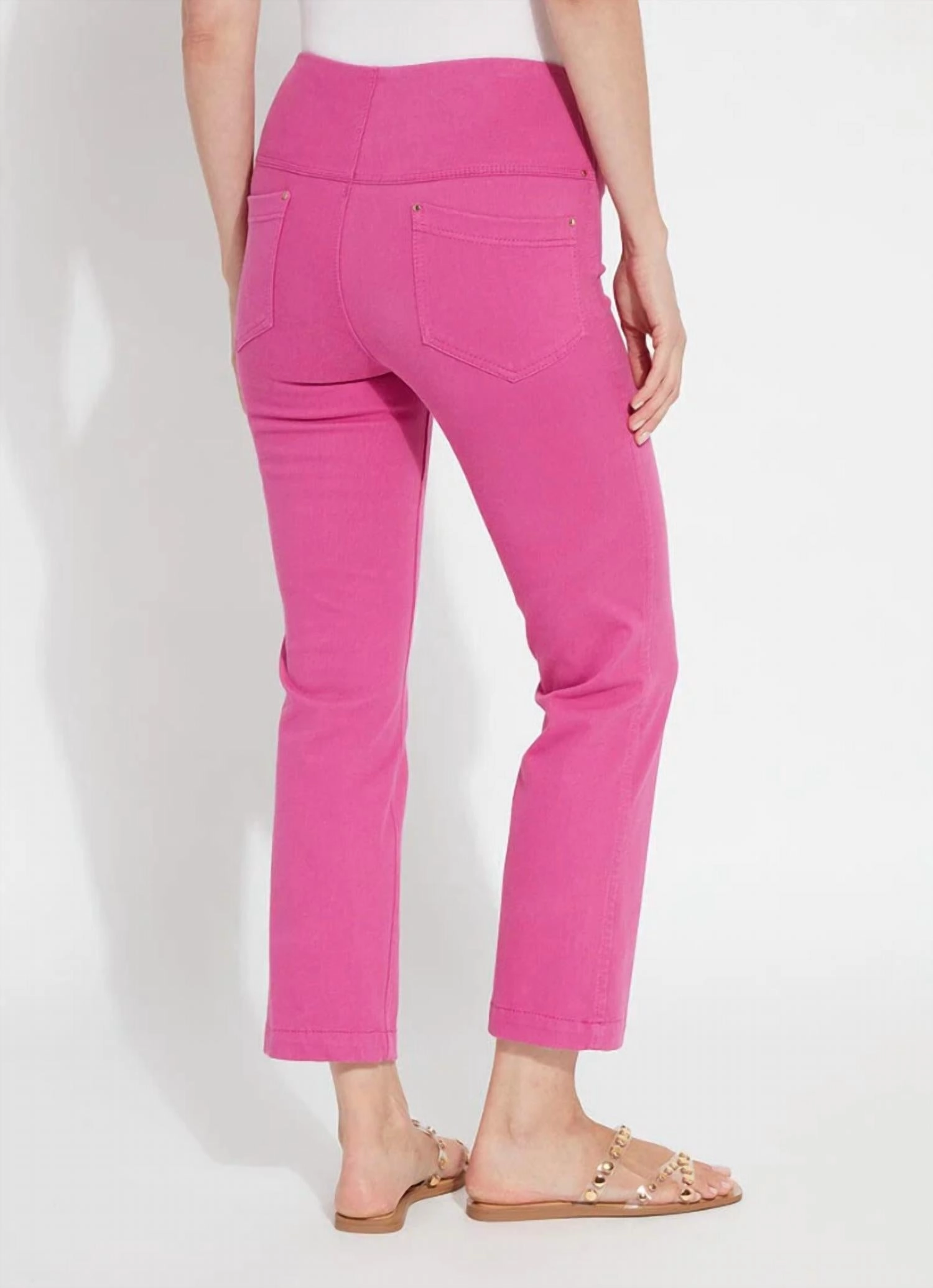 Baby Bootcut Denim In Pink