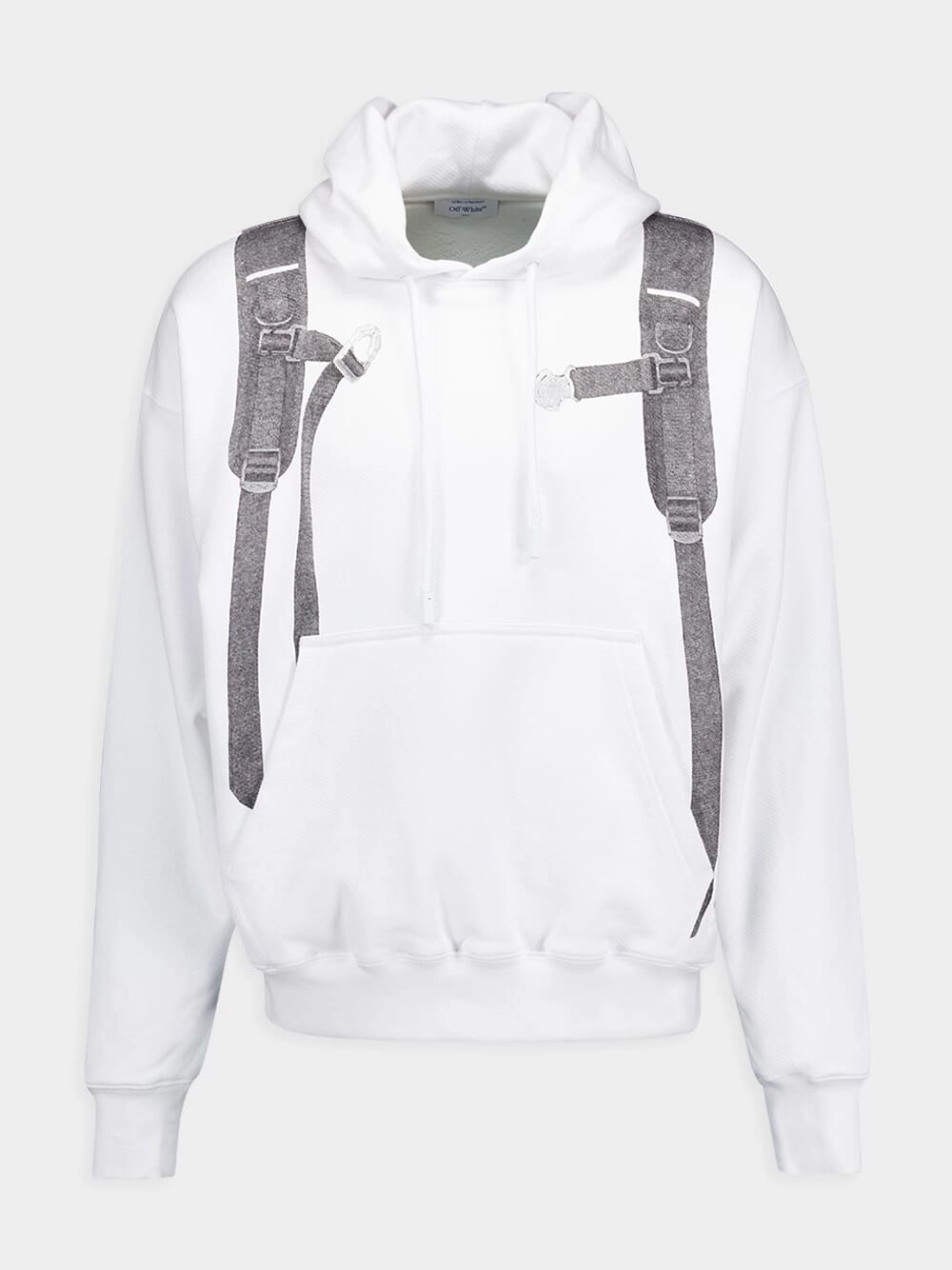 Backpack-Print Cotton Hoodie Tops Mens - thermal tops
