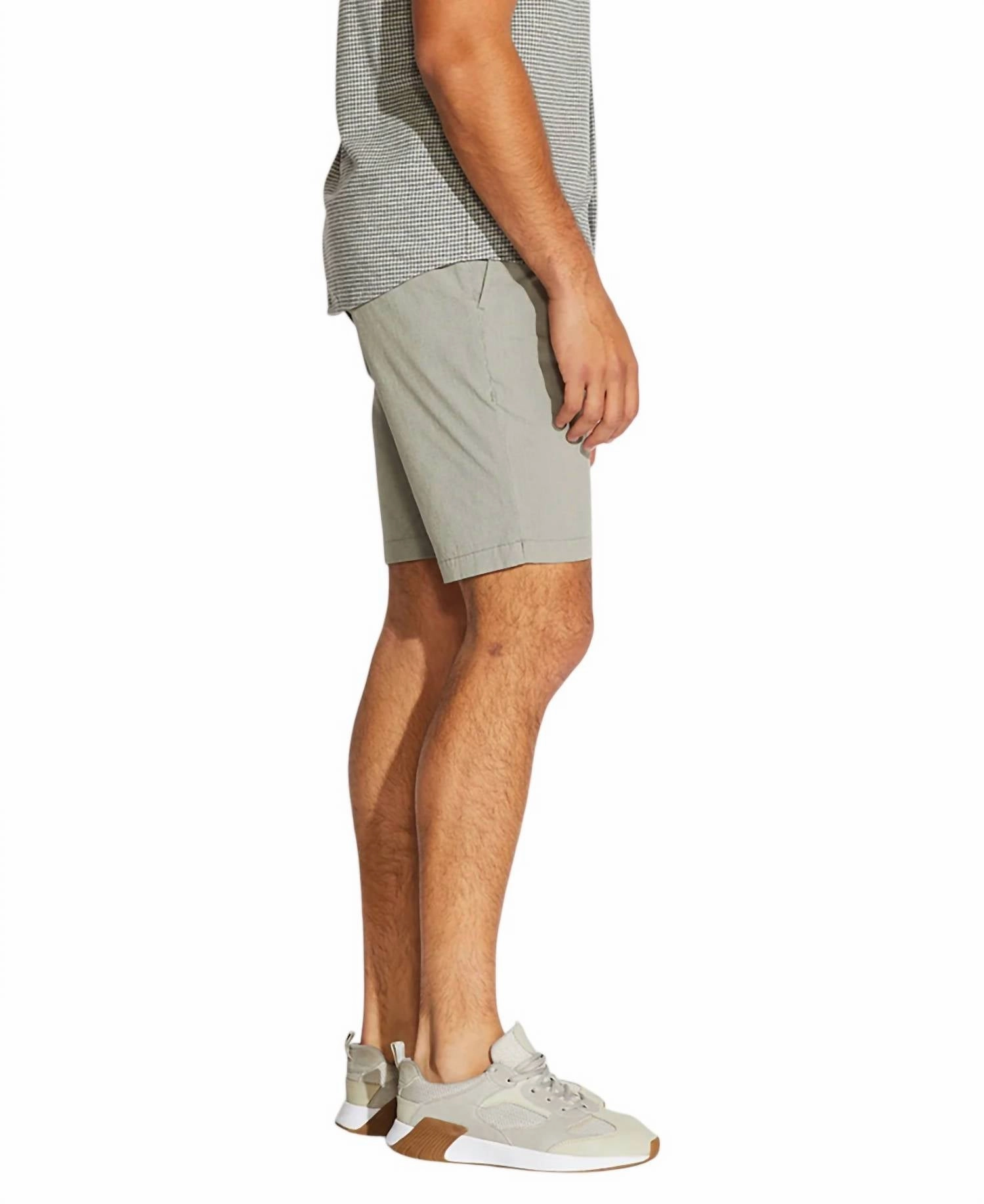Badgley Knit Shorts In Dark Gray