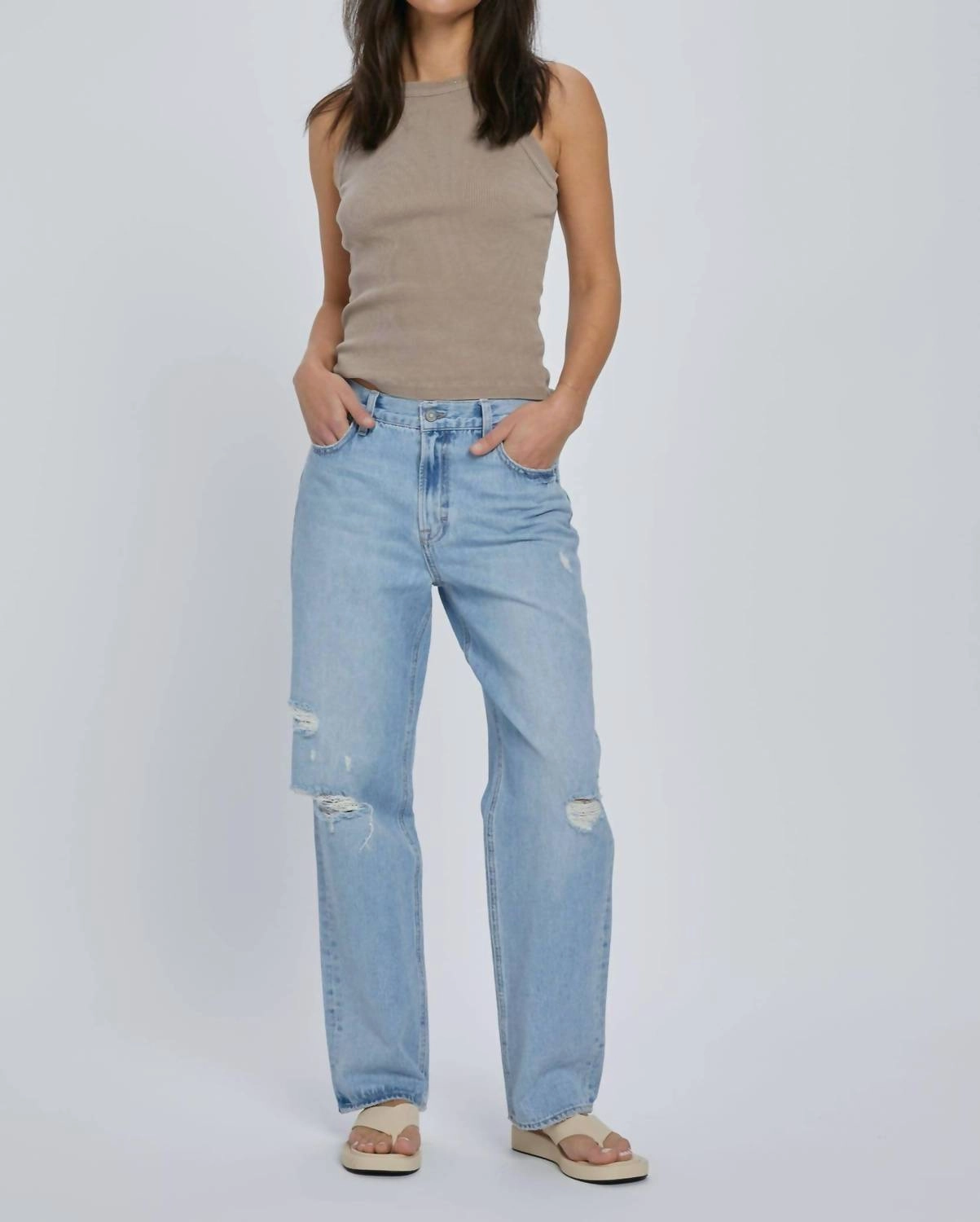 Bailey Boyfriend Jeans In Light Wash