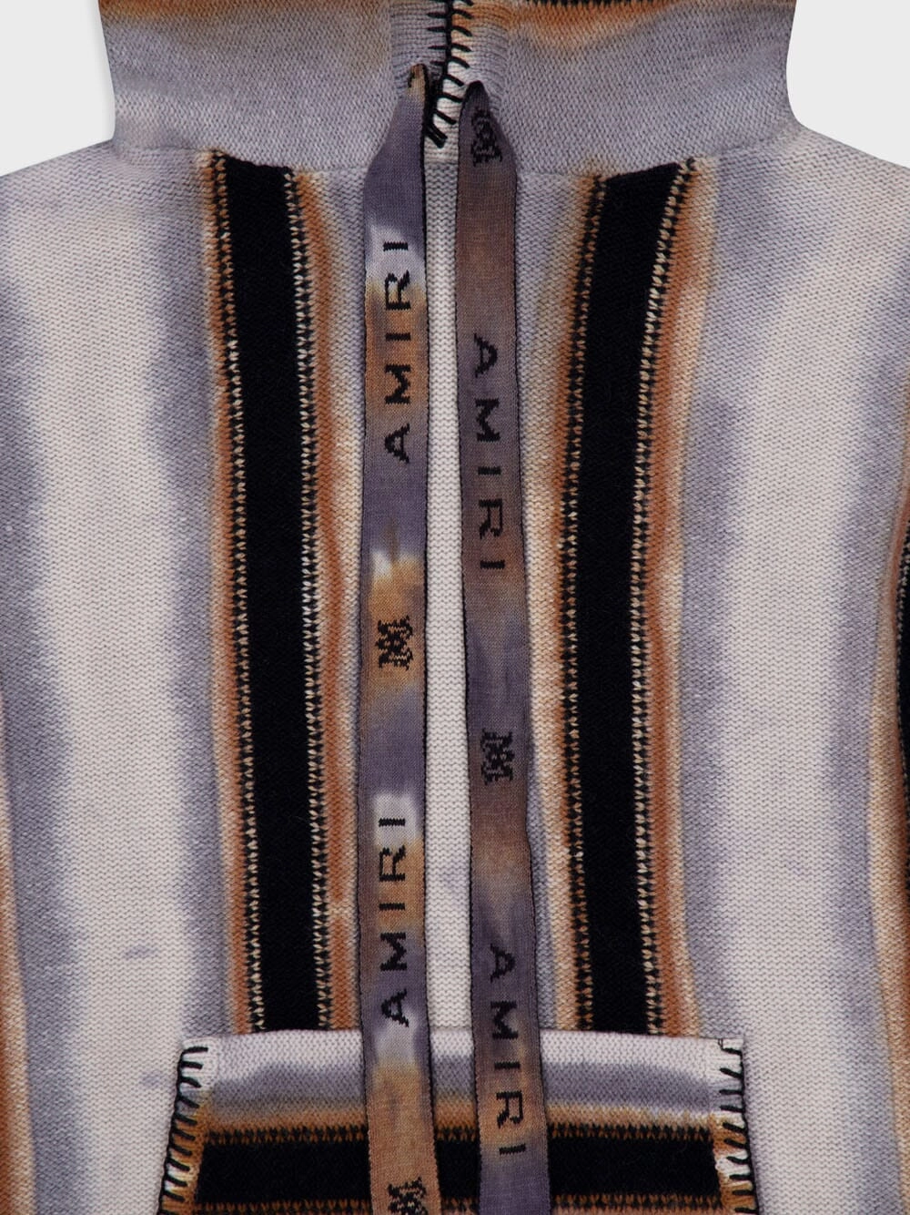 Baja Stripe-Pattern Hoodie